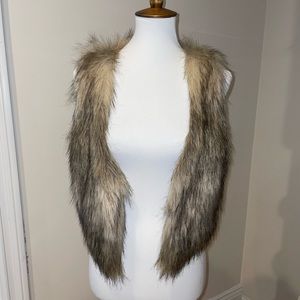 Faux Fur Vest 🤎